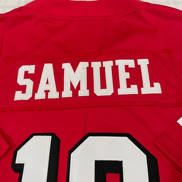 NFL San Francisco 49ers Deebo Samuel #19 Scarlet Player Jersey - Picture 8 of 8